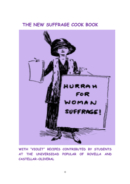 The New Suffrage Cook Book