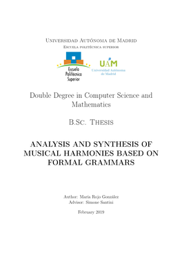 Double Degree in Computer Science and Mathematics B.Sc. Thesis