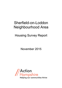 Sherfield-On-Loddon Neighbourhood Area