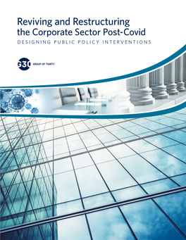 Reviving and Restructuring the Corporate Sector Post-Covid