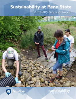 Sustainability at Penn State: 2018-2019 Highlight Report