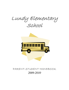 Lundy Elementary Student Handbook 2009/2010