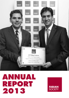 Annual Report 2013 Fabian Executive 2012-13
