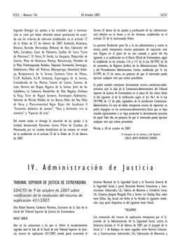 IV. Administración De Justicia