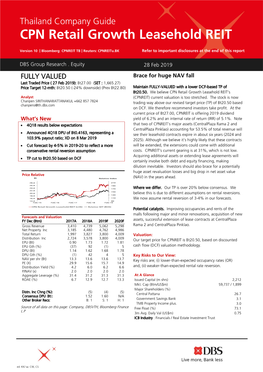 CPN Retail Growth Leasehold REIT