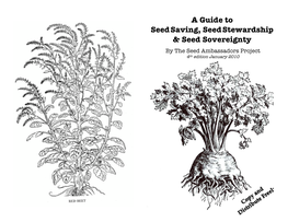 A Guide to Seedsaving, Seedstewardship & Seed