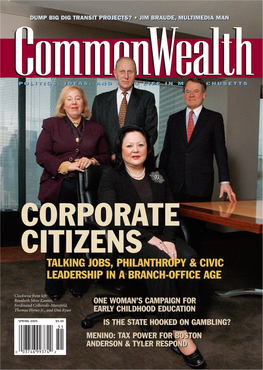 COVER PHOTO by FRANK CURRAN SPRING 2005 Commonwealth 5 Correspondence