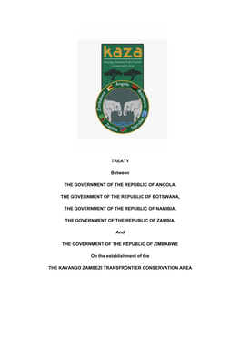 KAZA TFCA Treaty SIGNED.Pdf