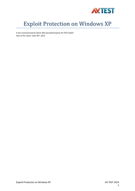 Exploit Protection on Windows XP