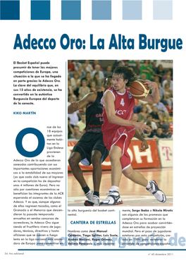 La Alta Burguesía Del Baloncesto Europeo Nº 40 Diciembre 2011 Tiro Adicional