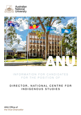 Director, National Centre for Indigenous Studies