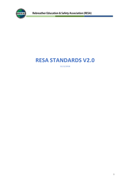 Resa Standards V2.0 15/12/2018