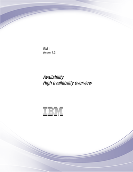 High Availability Overview