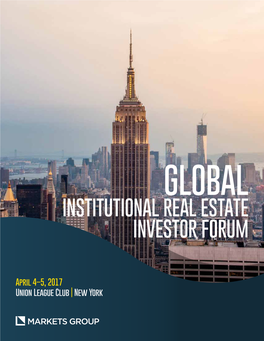 Institutional Real Estate Investor Forum