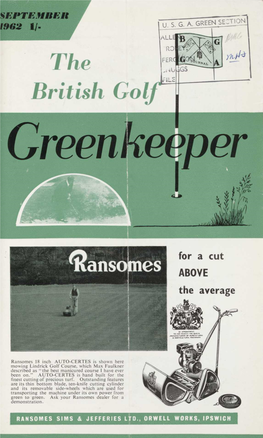 The British Golf Greenkeeper