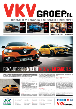 Renault Presenteert Nieuwe Mégane R.S
