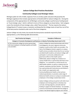 JC Local Strategic Values