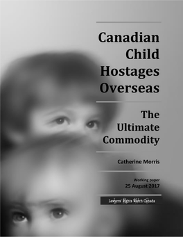 Canadian Child Hostages Overseas