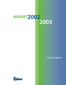 Budget2002 2003
