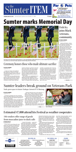 Sumter Leaders Break Ground on Veterans Park Trails, Green Space to Feature Tuskegee Airmen’S P-51 Mustang