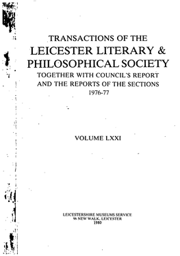 Volume 71 – 1977