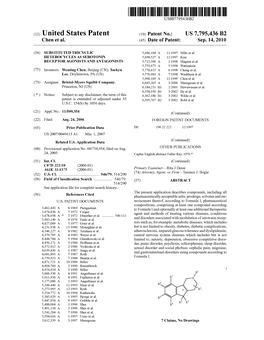 (12) United States Patent (10) Patent No.: US 7,795,436 B2 Chen Et Al