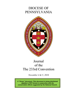 Convention Journal 2016