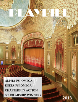 Playbill 2013