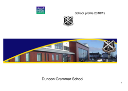 Dunoon Grammar School 1 Area Committee Report October 2018