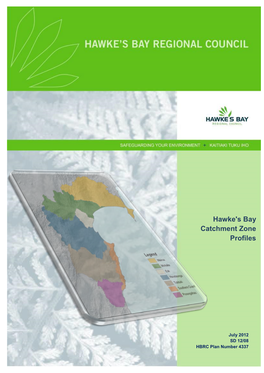 Hawke's Bay Catchment Zone Profiles