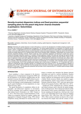 Density-Invariant Dispersion Indices and Fixed Precision Sequential