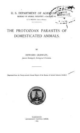 The Protozoan Parasites of Domesticated Animals