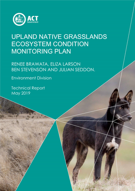 Upland Native Grasslands Ecosystem Condition Monitoring Plan