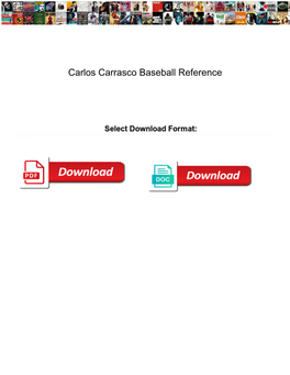 Carlos Carrasco Baseball Reference