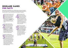 Highland Games Fun Facts