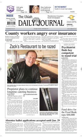 Zack's Restaurant to Be Razed