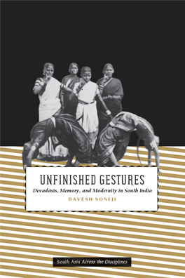 Unfinished Gestures South Asia Across the Disciplines