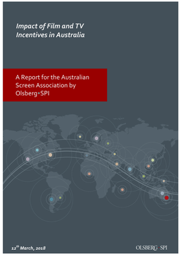 Impact of Film and TV Incentives in Australia