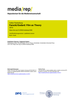 Film As Theory 2015