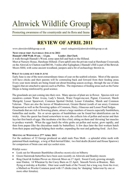 Newsletter 116 JUNE 2011