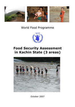 Food Security Assessment in Kachin State (3 Areas)