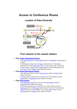 Access to Kobe University