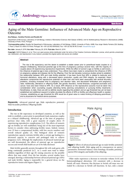 Aging of the Male Germline: Influence of Advanced Male Age On