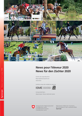 News Pour L'éleveur 2020 News Für Den Züchter 2020