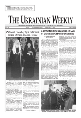 The Ukrainian Weekly 2002, No.27
