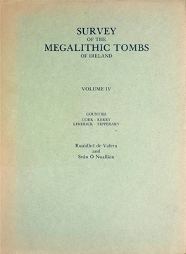 Survey Megalithic Tombs