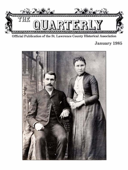 January 1985 the QUARTERLY Official Publication of the St