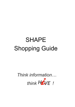 Shopping Guide