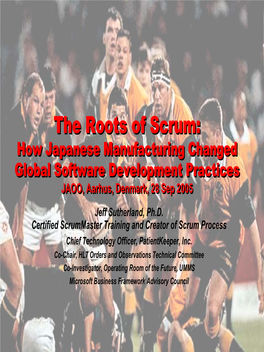 The Roots of Scrum