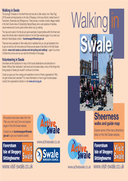 Walking in Swale Leaflet Sheerness Leaflet.Indd